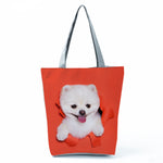 Cute Dog  Casual Tote Bag