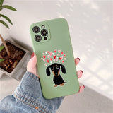 I Love Dachshunds iPhone Case