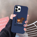 I Love Dachshunds iPhone Case