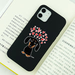 I Love Dachshunds iPhone Case