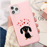 I Love Dachshunds iPhone Case