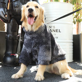 3XL-7XL Winter Thick Big Dog Lambs Wool Jacket