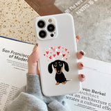 I Love Dachshunds iPhone Case