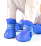 4pcs/Set Waterproof Pet Shoes