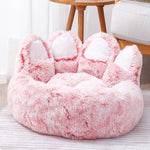 Long Plush Cat and Dog Bed