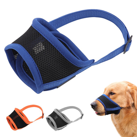 Adjustable Breathable Anti Bark Pet Mouth Mask Cover