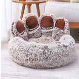 Long Plush Cat and Dog Bed