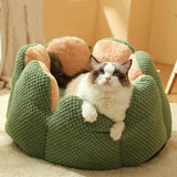 Comfort Winter Warm Soft Cat Bed W