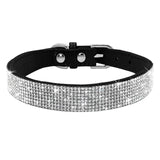 Bling Rhinestone pet collars Leather