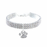 Pets Shiny Crystal Elastic Collars