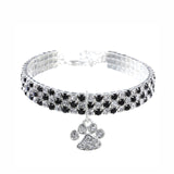 Pets Shiny Crystal Elastic Collars