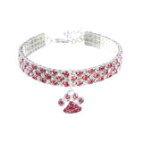 Pets Shiny Crystal Elastic Collars