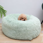 Round Long-haired Pet Mat Suitable for Cats and Dogs