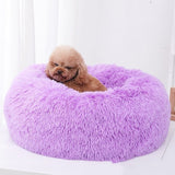 Round Long-haired Pet Mat Suitable for Cats and Dogs