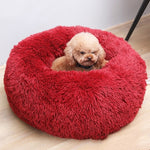 Round Long-haired Pet Mat Suitable for Cats and Dogs