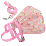 Adjustable Floral Printed Pet Harness Vest Dress