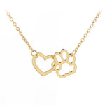 Pet Paw Footprint Necklaces