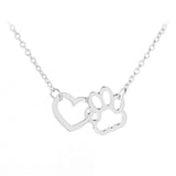 Pet Paw Footprint Necklaces