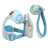 Pet Harness Leash Vest Snack Bag