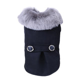 Luxury Winter Outfits Dog Denim Coat