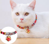 Cat Collar With Bell Charm Necklace