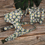 Printed flower Mesh Dog Harness Leash set