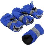 4pcs Soft-soled Dog Shoes Waterproof