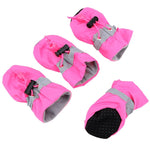 4pcs Soft-soled Dog Shoes Waterproof