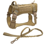 Tactical Dog Harness Vest Military K9 For Medium Large Dogs