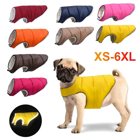 Winter Reflective Fleece Pet Jacket