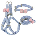 Dog Harness Leash Collar Set