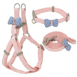 Dog Harness Leash Collar Set