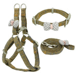 Dog Harness Leash Collar Set