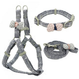 Dog Harness Leash Collar Set