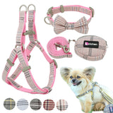 Soft Dog Harness and Leash Set Adjustable