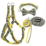 Soft Dog Harness and Leash Set Adjustable