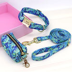 Personalized Dog Collar Leash With Bag