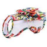 Printed Nylon Dog Harness And Leash Set Breathable Mesh