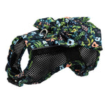 Printed Nylon Dog Harness And Leash Set Breathable Mesh