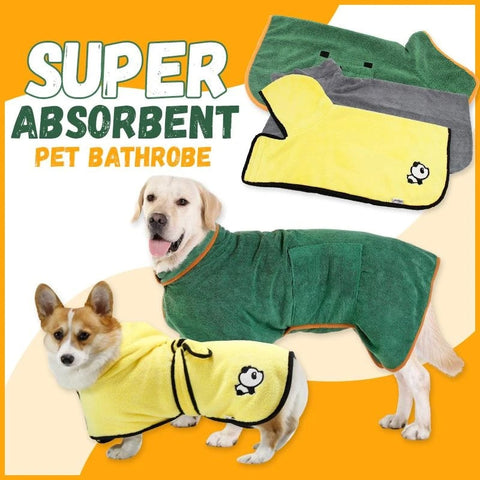 Super Absorbent Pet Bathrobe Dog Bathrobe Towel Clothes