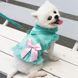 Dog dress Harness Leash set